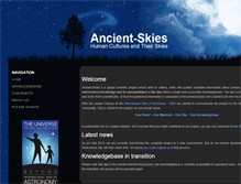 Tablet Screenshot of ancient-skies.org